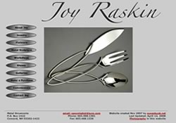 Joy Raskin, Artistry in Flatware, Jewelry and Metal Sculpture